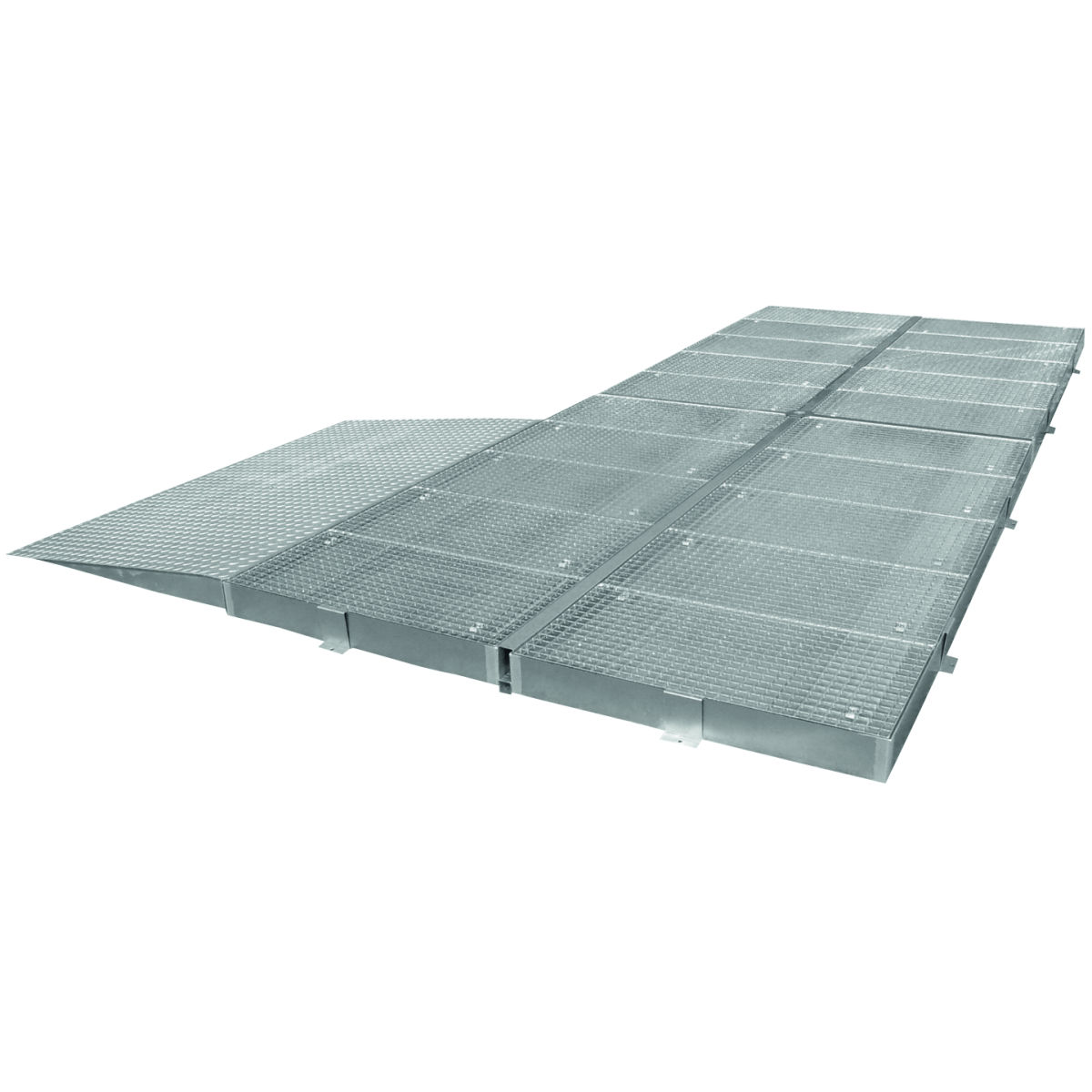 Auffahrrampe für Bodenelemente, Größe: 450mm