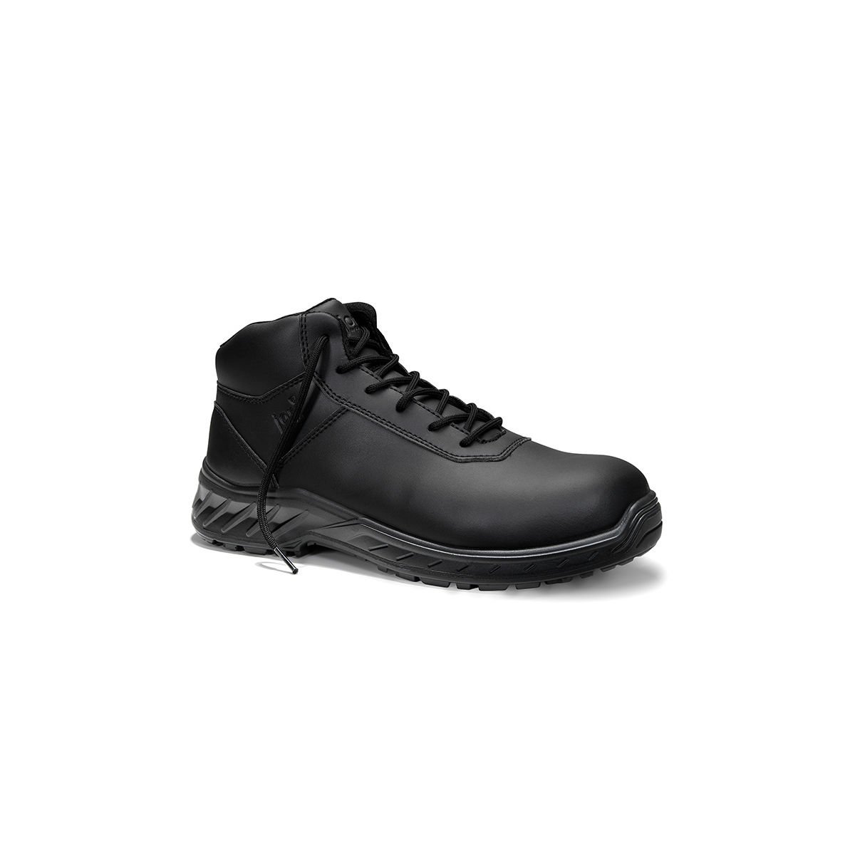 Sicherheitsschnürstiefel jo_CLEAN Loop schwarz Mid ESD S3S, Größe 40