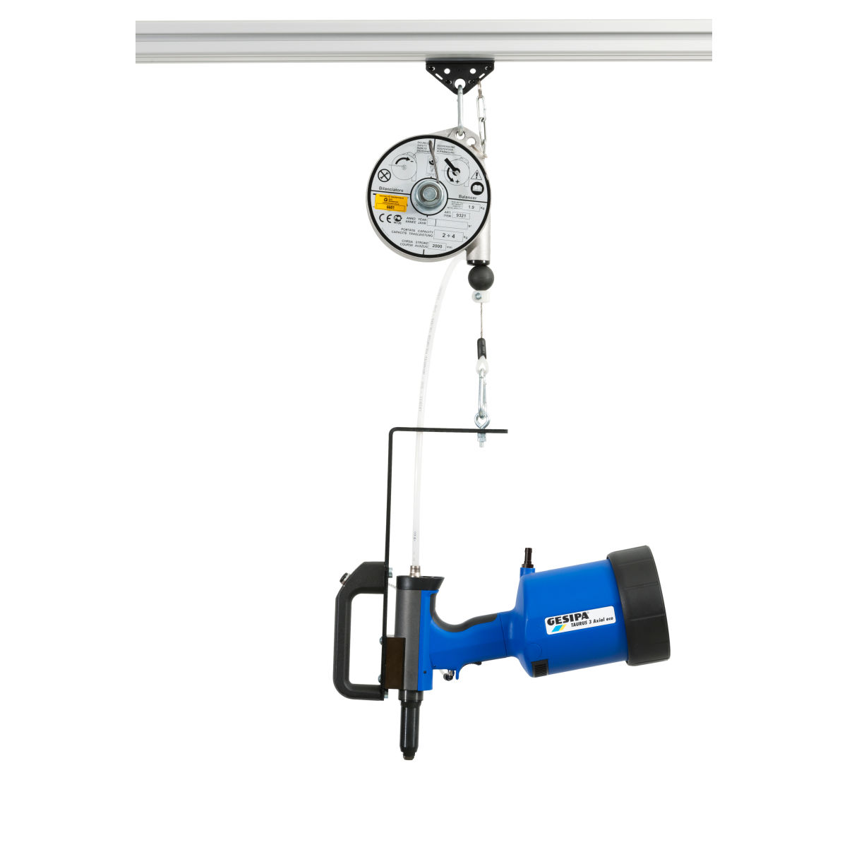 TAURUS 3 pneumatisch-hydraulisches Nietgerät Axial eco, 1 Stück