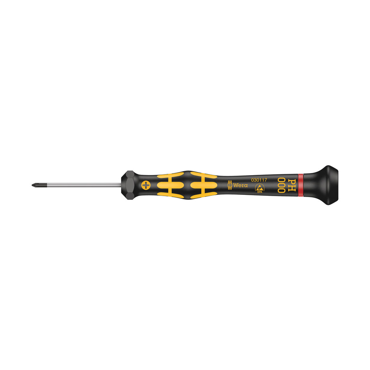 1550 PH ESD Kraftform Micro Kreuzschlitz-Schraubendreher, PH 000 x 40 mm