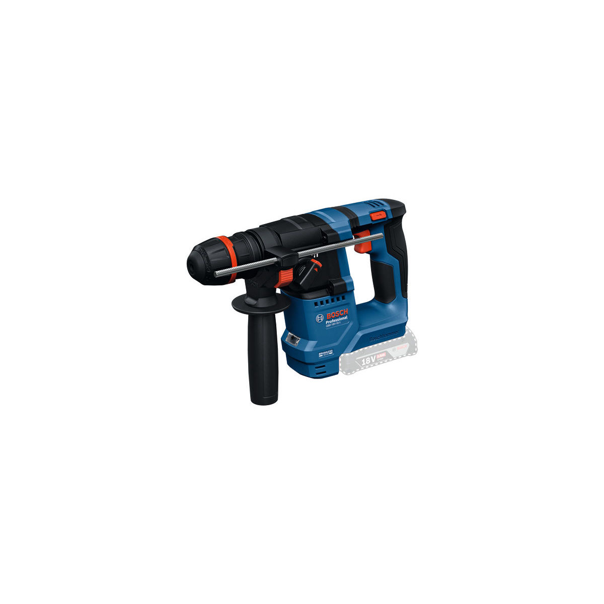 Akku-Bohrhammer mit ONECHUCK GBH 18V-18 X