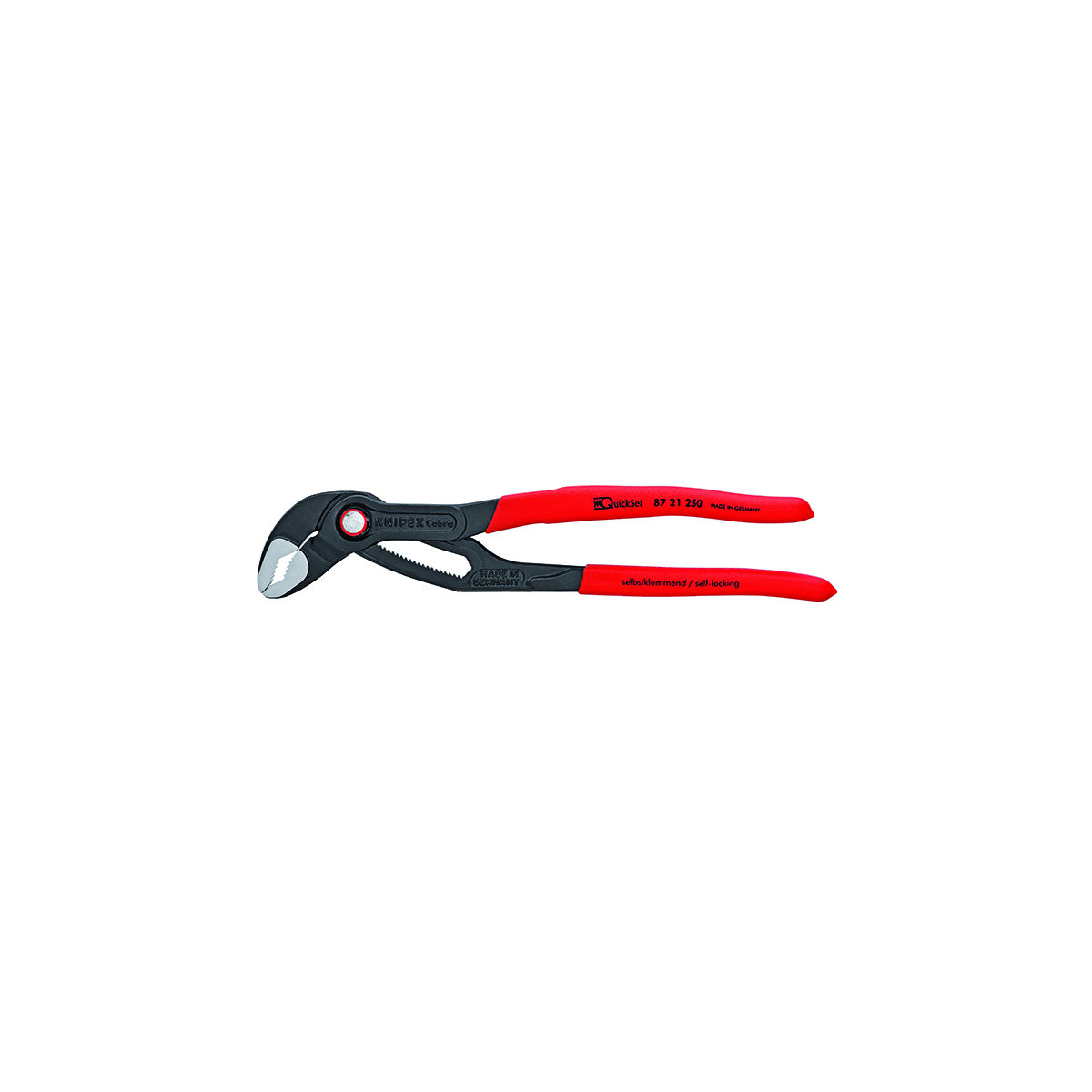 Wasserpumpenzange Cobra® QuickSet atramentiert mit Schnelleinstellung, ganze Länge: 250mm