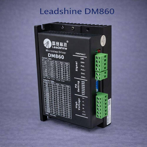 Драйвер крокового двигуна Leadshine DM860 (оригінал) — цифровий DSP-драйвер для ЧПУ NEMA17–NEMA42