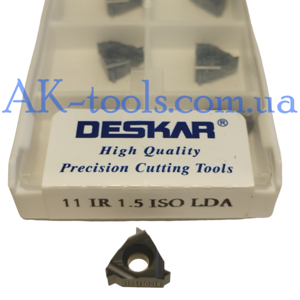 IR-різьбова пластина · 11IR-1.5 ISO LDA