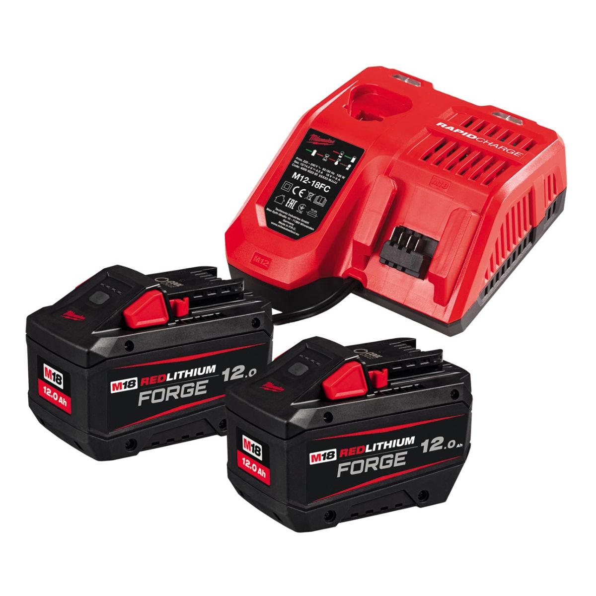 Akku-Starter-Set REDLITHIUM FORGE™, Akkukapazität: 12Ah