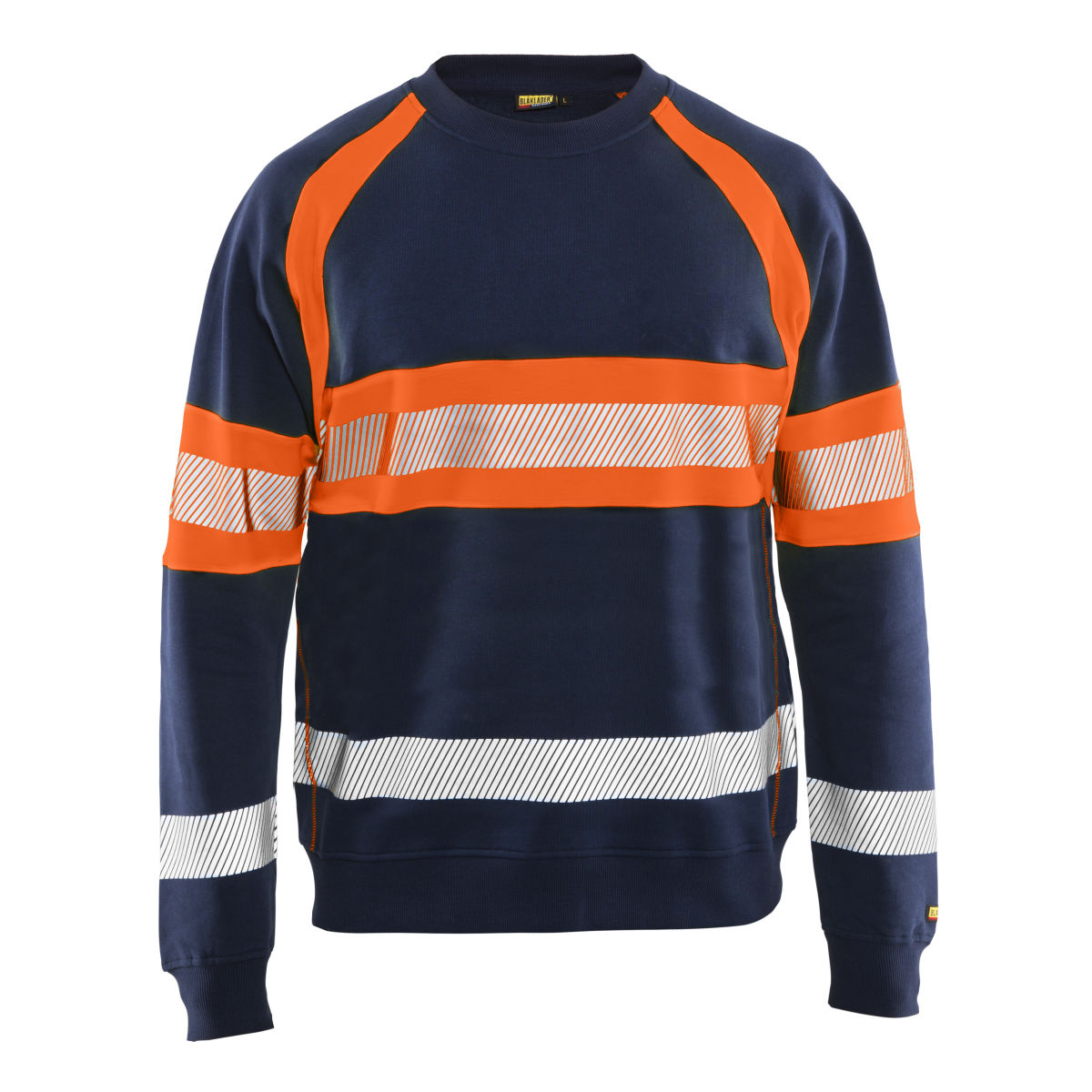 High Vis Sweater Marineblau/Orange S, marineblau / orange