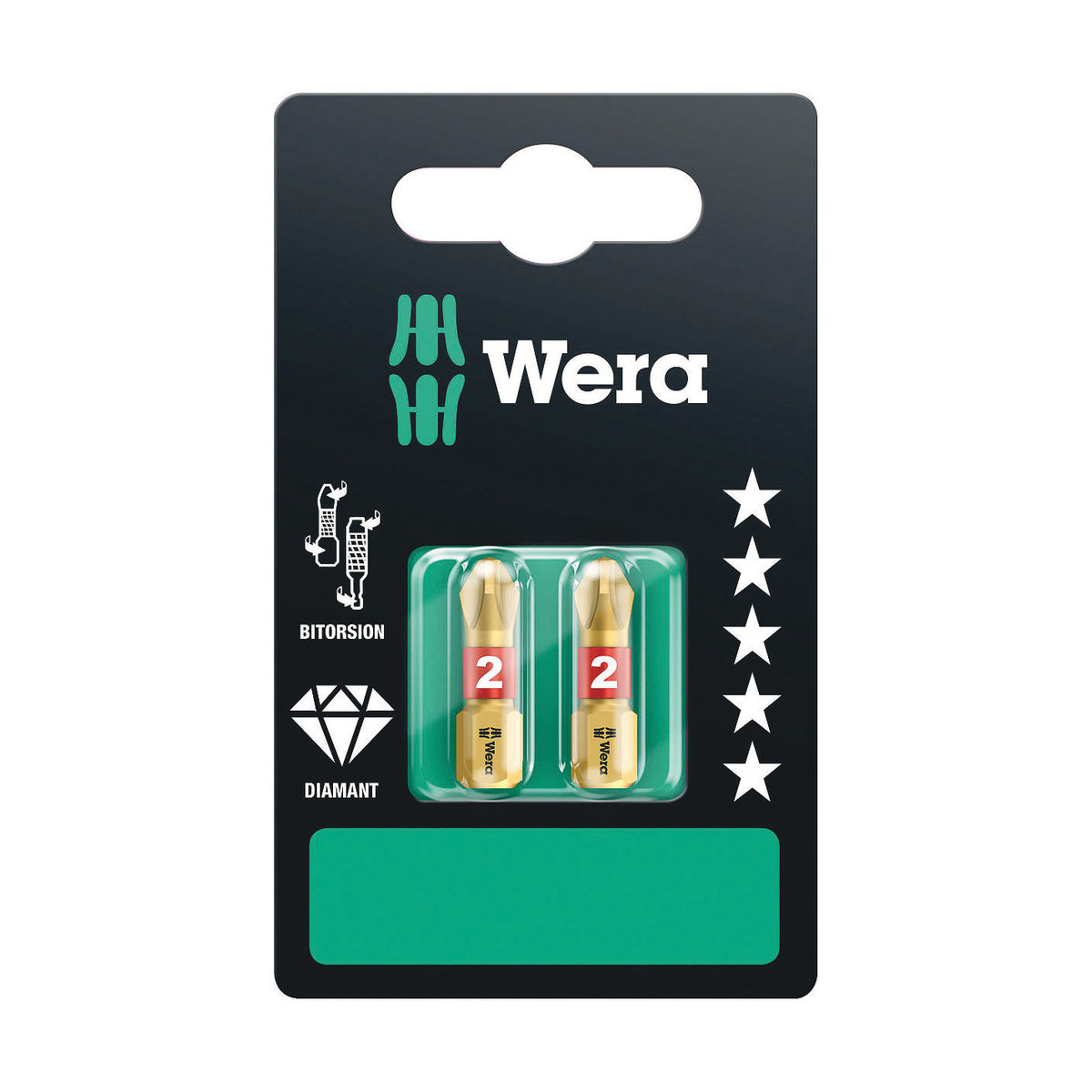 851/1 BDC SB Bits, PH 2 x 25 mm, 2-teilig