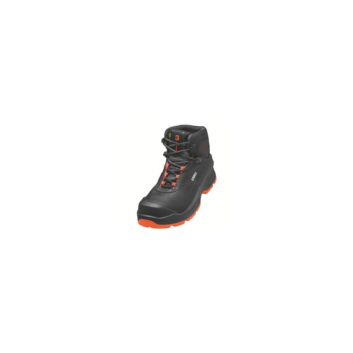 uvex 3 Stiefel S3 schwarz/orange Weite 11 Größe 38