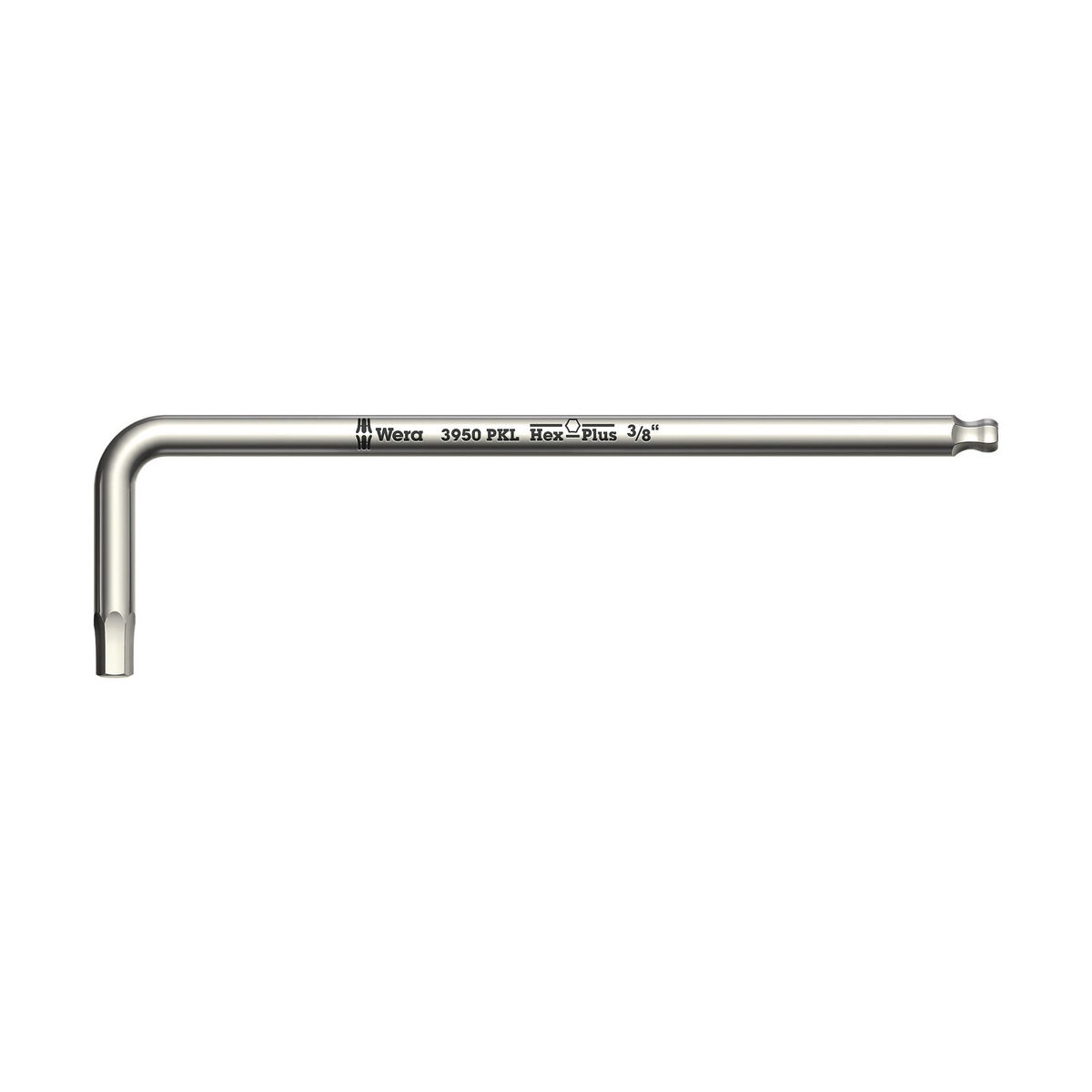 3950 PKL Winkelschlüssel, zöllig, Edelstahl, 3/8″ x 224 mm