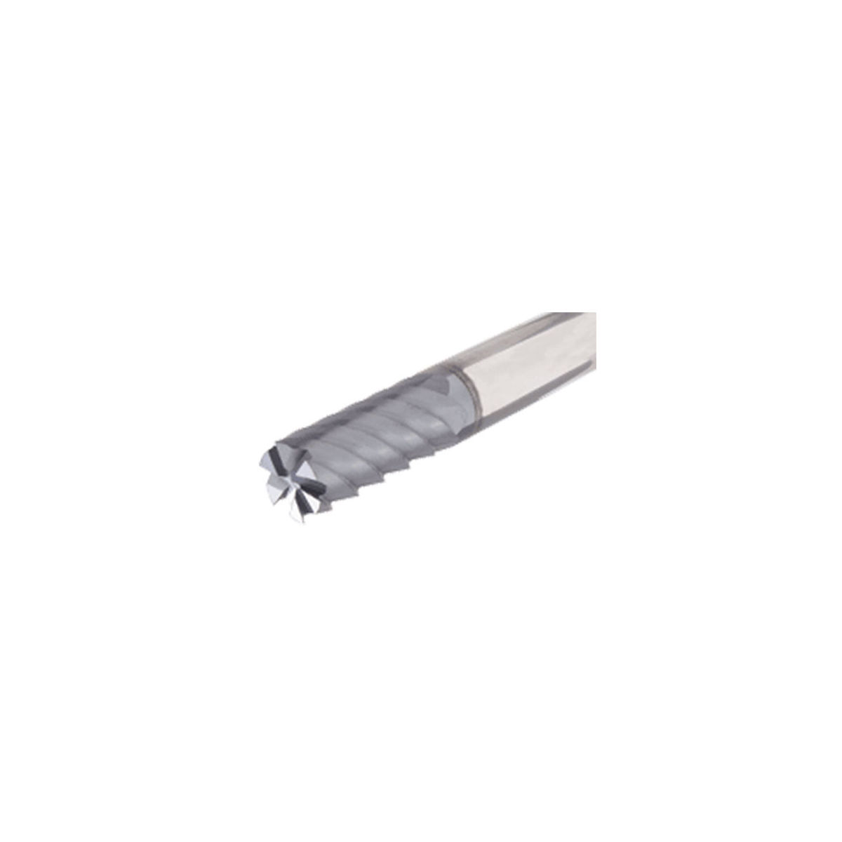 EC-D6 12-25W12H83 IC903 Vollhartmetall-Schaftfräser mit 6 Schneiden, 50° Spiralwinkel, mittlerer Länge