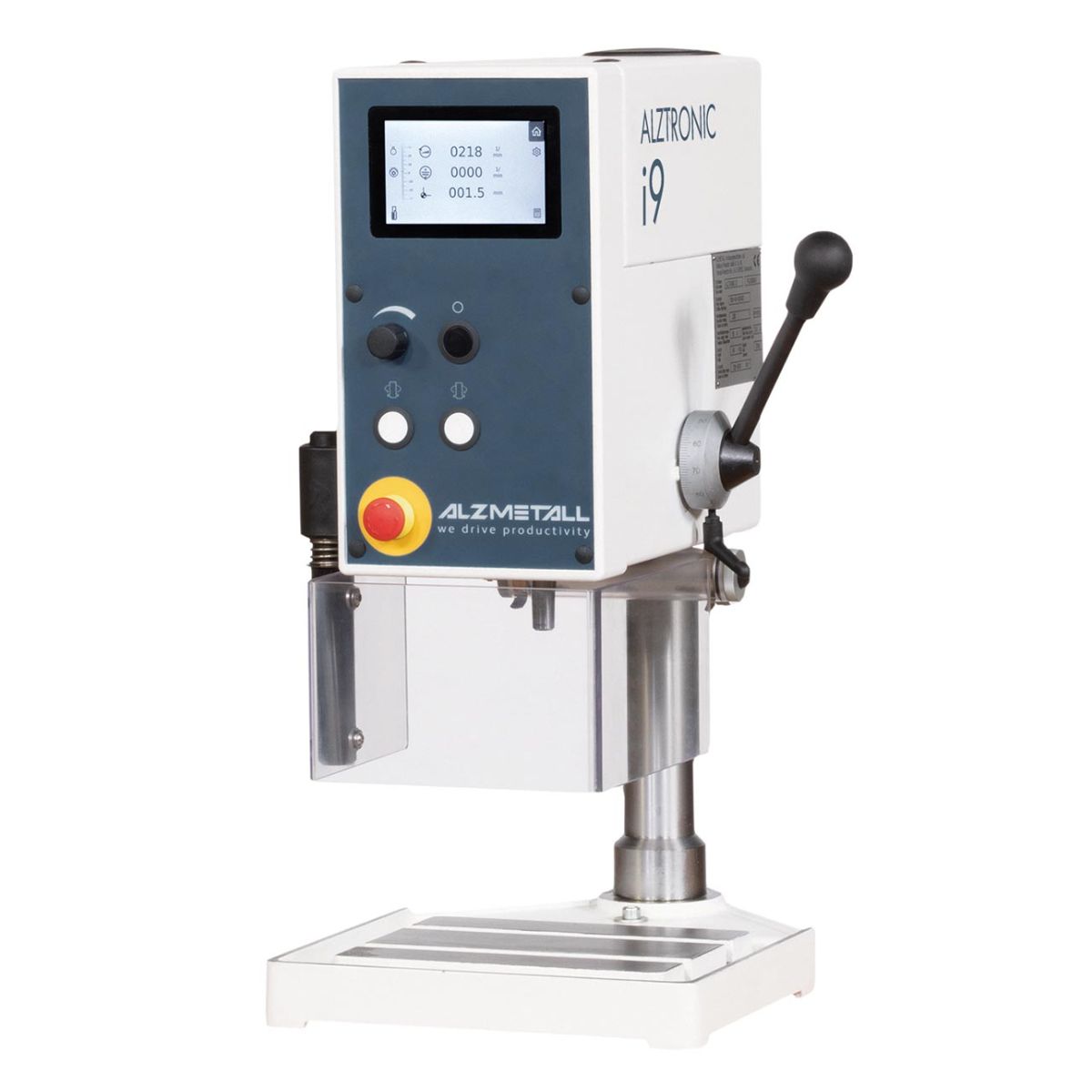 Tischbohrmaschine ALZTRONIC, maximaler Bohr-⌀ in Stahl: 9mm