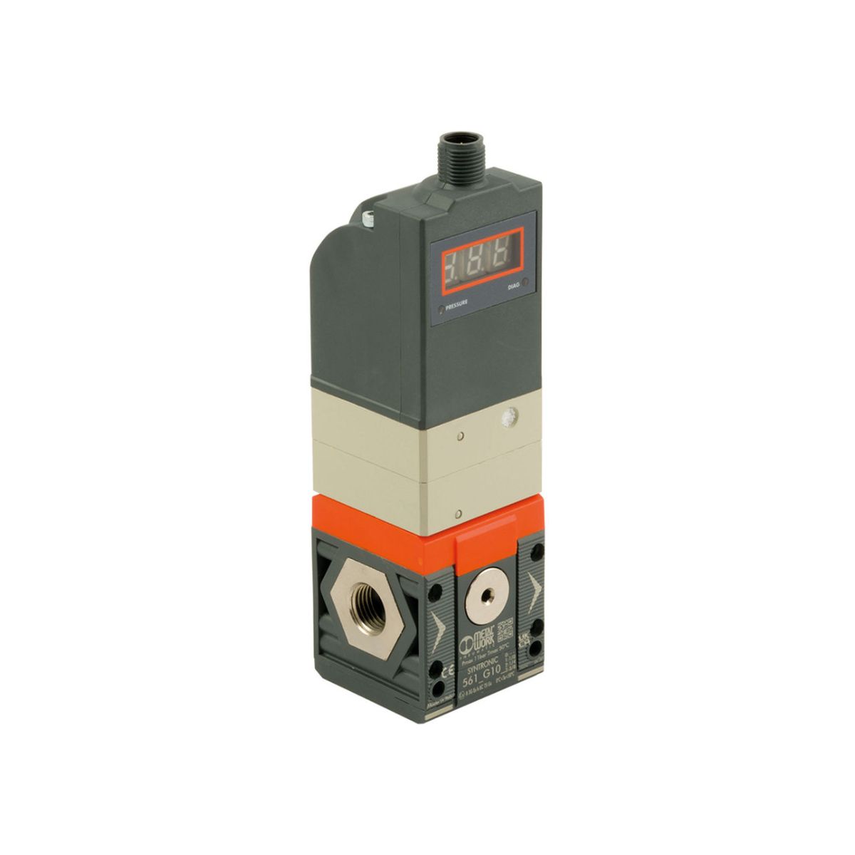 Präzisions-Proportionaldruckregler »SYNTRONIC«, BG1, ohne Buchsen, Display, 0…10 V
