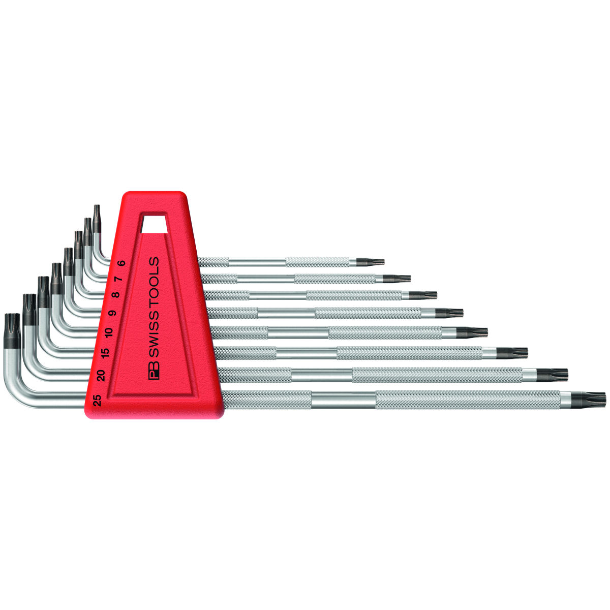 Winkelschraubendreher-Satz für Torx®, mit Rändelung, Anzahl Schraubendreher: 8
