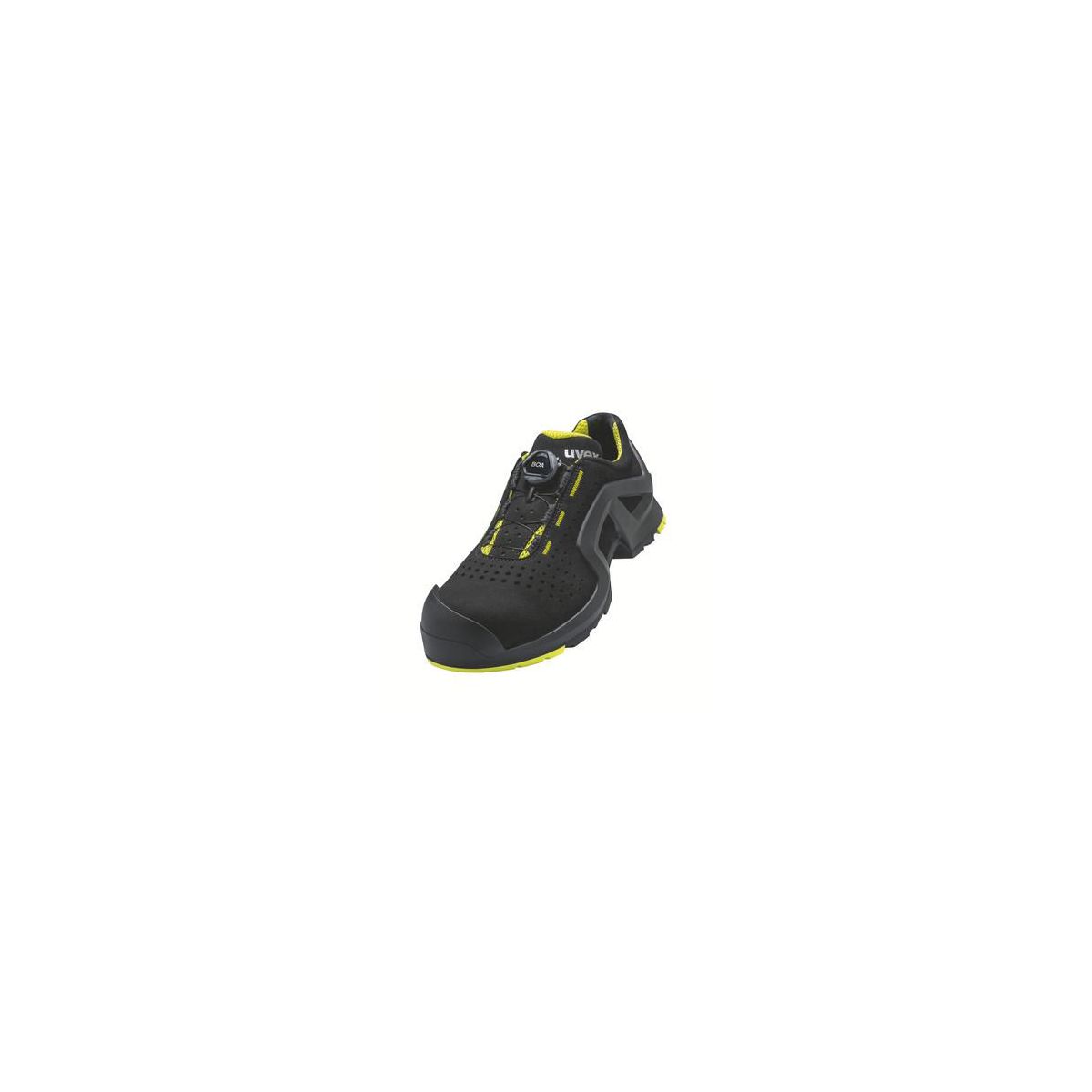 uvex 1 support Halbschuhe S1P schwarz/gelb Weite 10 Größe 51