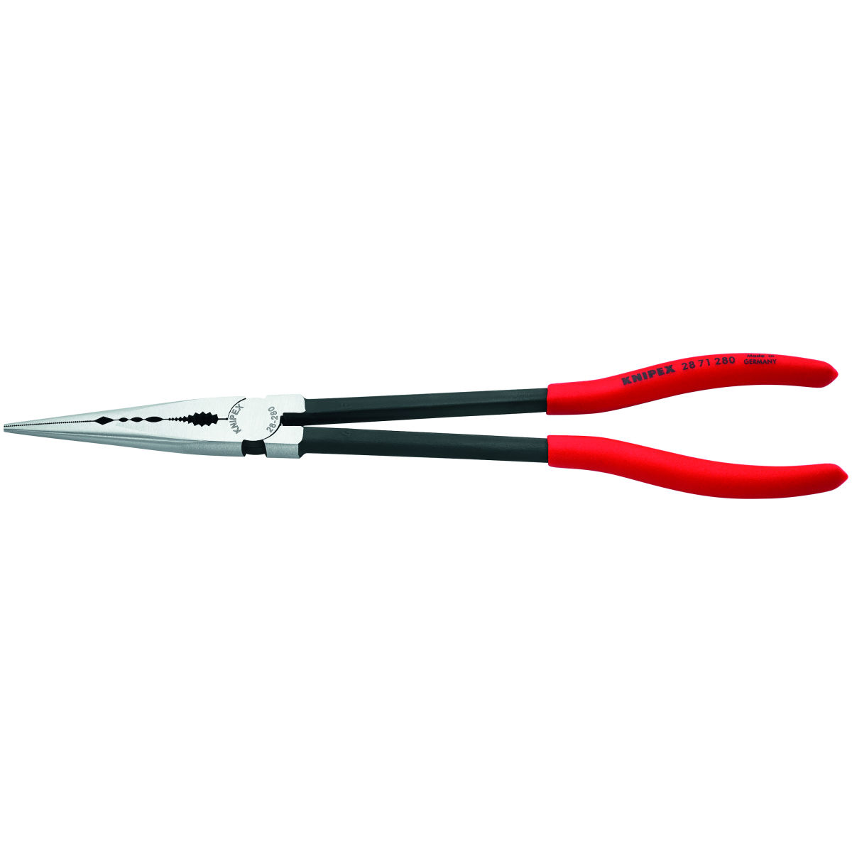 Montierzange, lange Ausführung, gerade, ganze Länge: 280mm