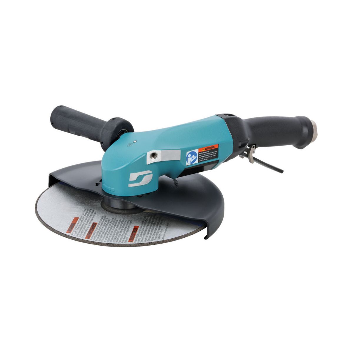9″ (230 mm) Durchmesser, rechtwinklige Schleifmaschine mit vertiefter Mitte und automatischer Auswuchtung (nur EU)