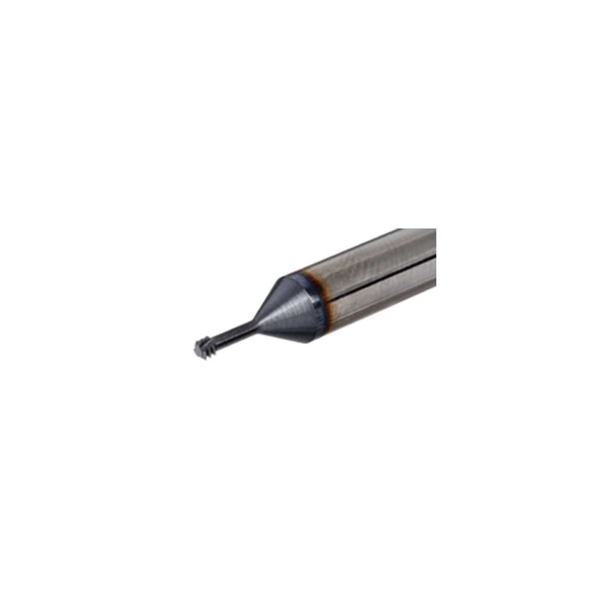 MTECSH 0250C55 1.0ISO IC903 Kurze Vollhartmetall-Gewindewirbler in Linksausführung für die Herstellung von ISO-Innengewinden aus gehärtetem Stahl