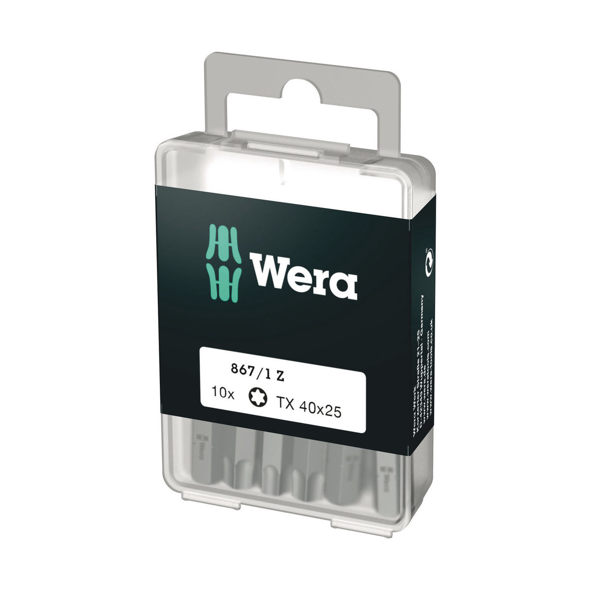 867/1 DIY TORX® Bits, TX 40 x 25 mm, 10-teilig