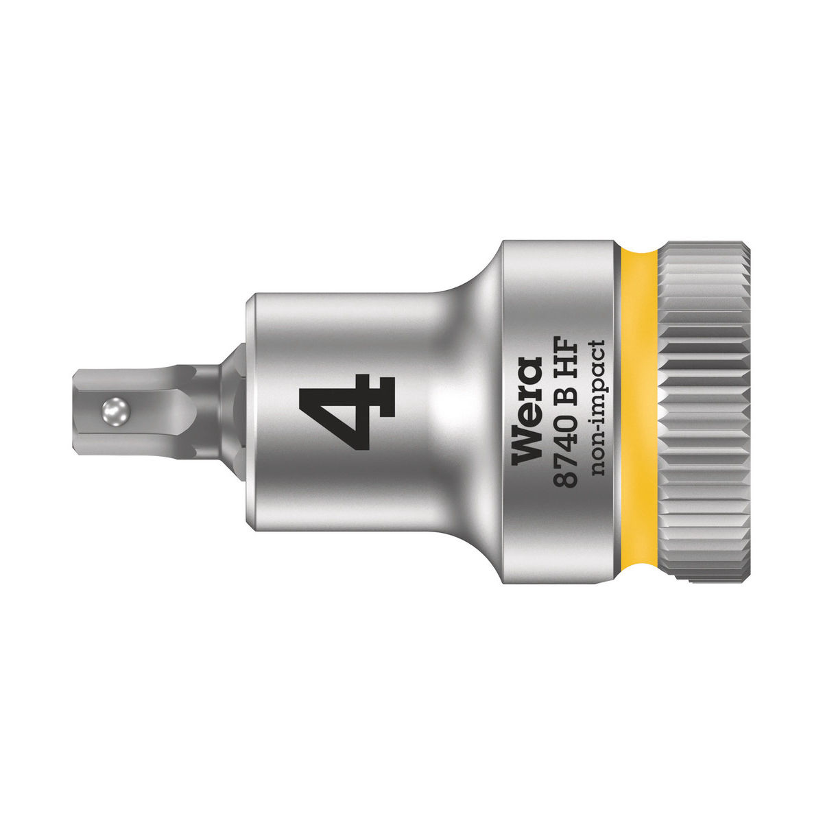 8740 B HF Zyklop Bitnuss mit 3/8″-Antrieb, mit Haltefunktion für Innensechskantschrauben, 4 x 35 mm