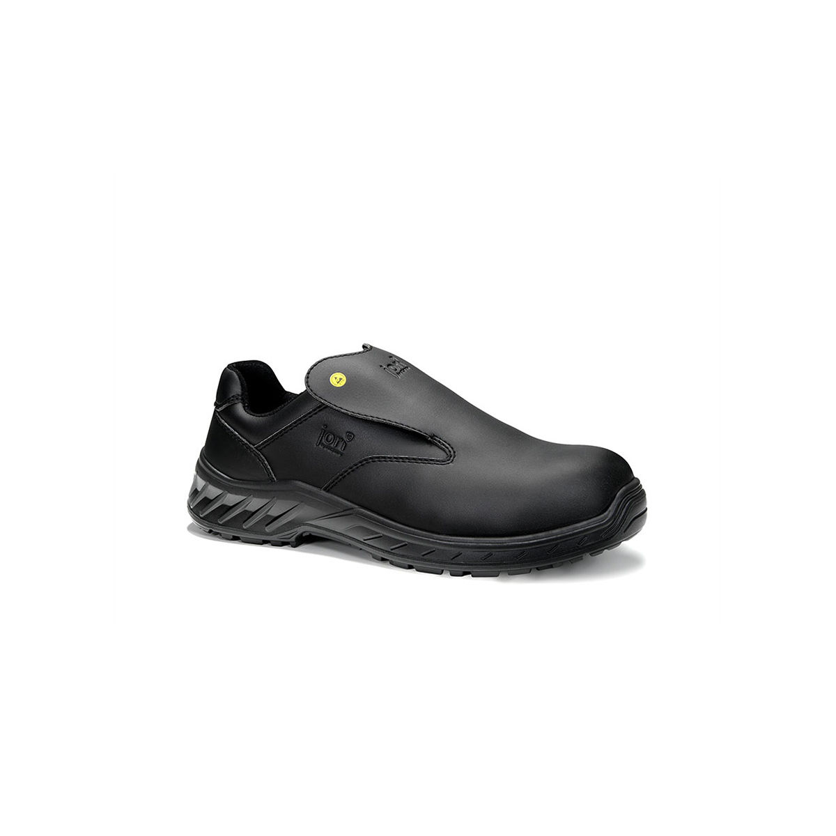 Sicherheitshalbschuh jo_CLEAN Slipper schwarz Low ESD S3S, Größe 36