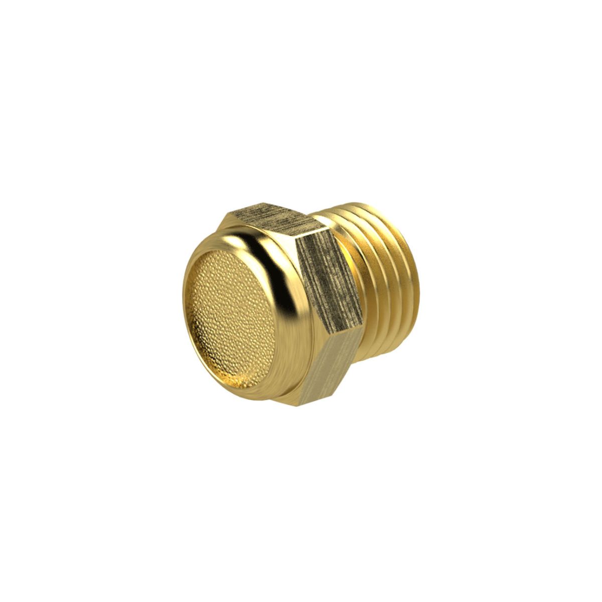 Sinterbronce-Schalldämpfer »multifix«/»FUTURA«, flach, G 1/4 a.