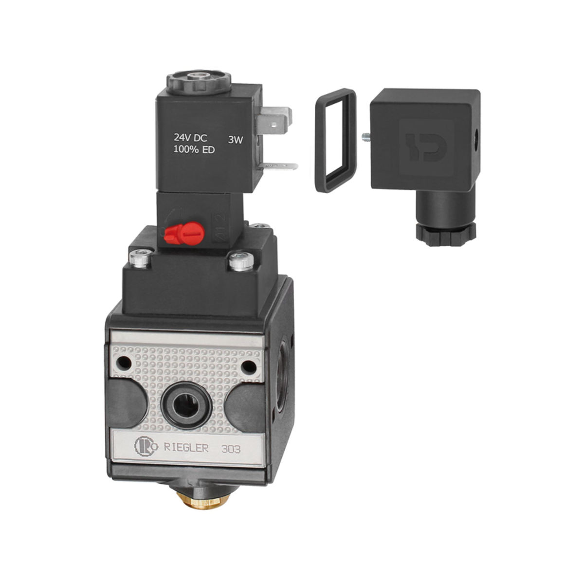 Schaltventil (3/2-Wegeventil) »multifix«, 230 V AC, BG 1, G 1/4