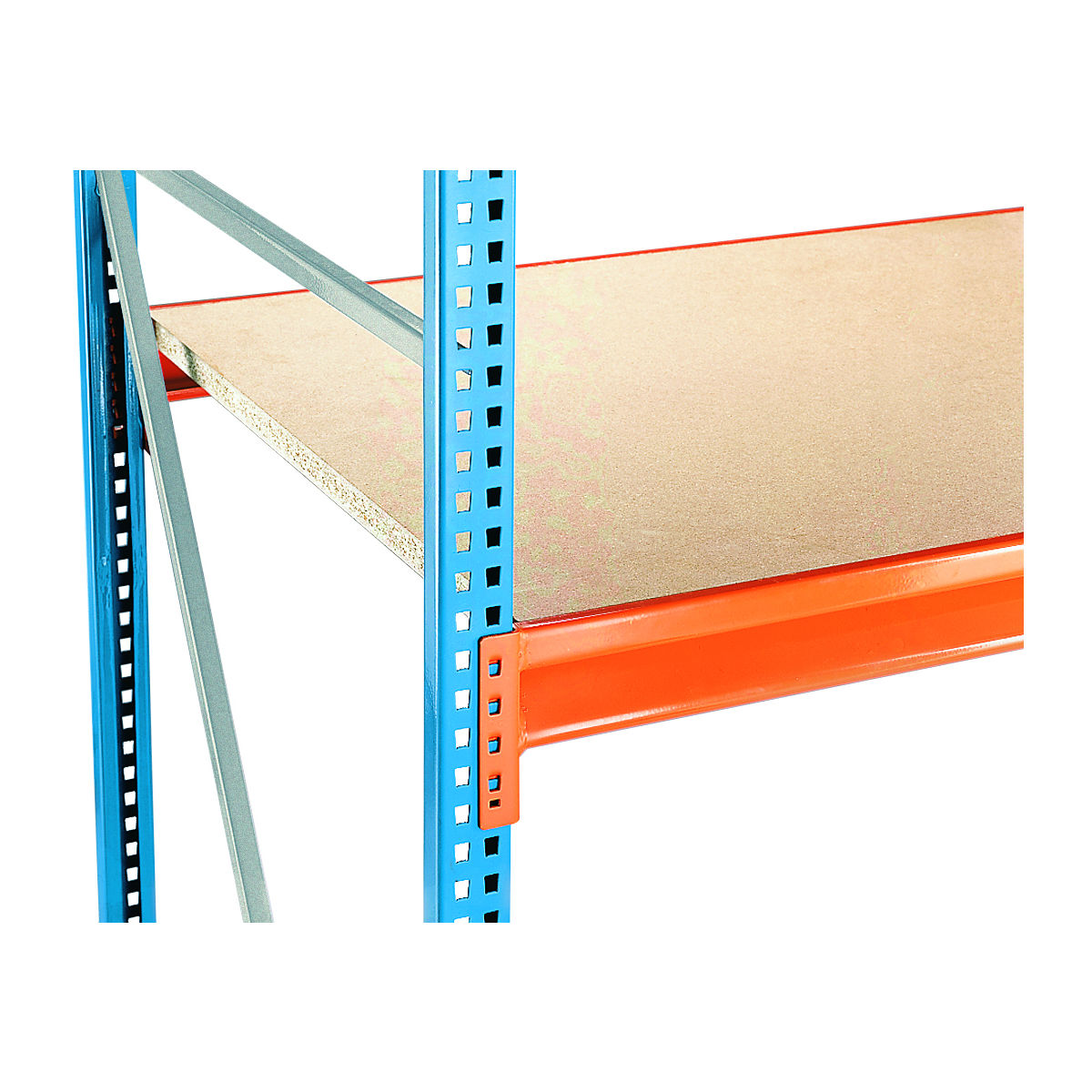 Spanplatten-Lagerebenen, Breite 2500 mm, Tiefe: 600mm