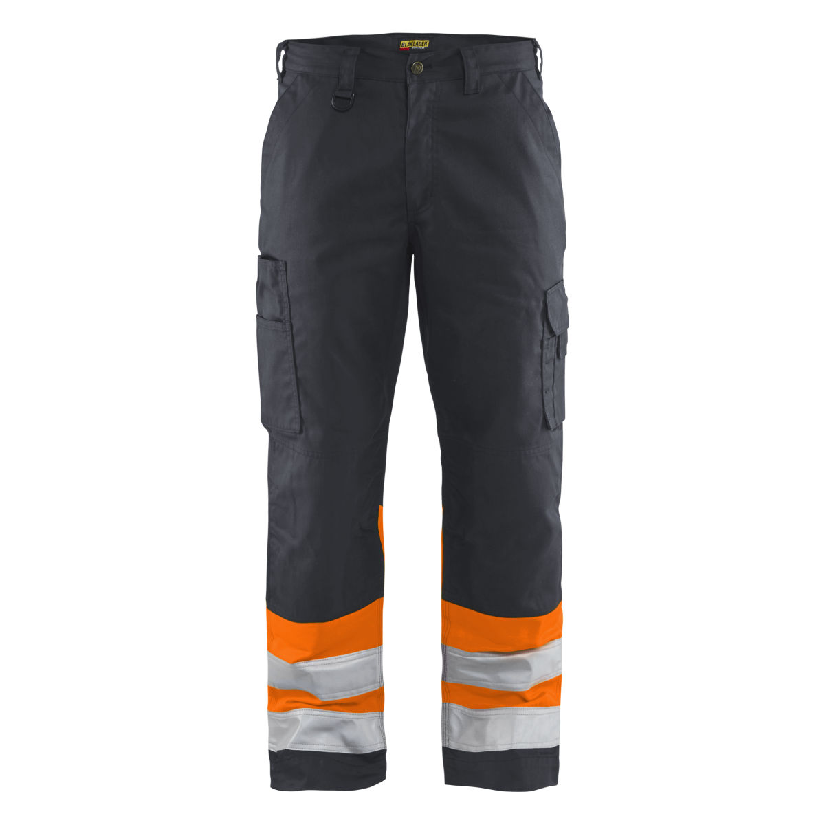 High Vis Arbeitshose Mittelgrau/High Vis Orange D108, mittelgrau / high vis orange