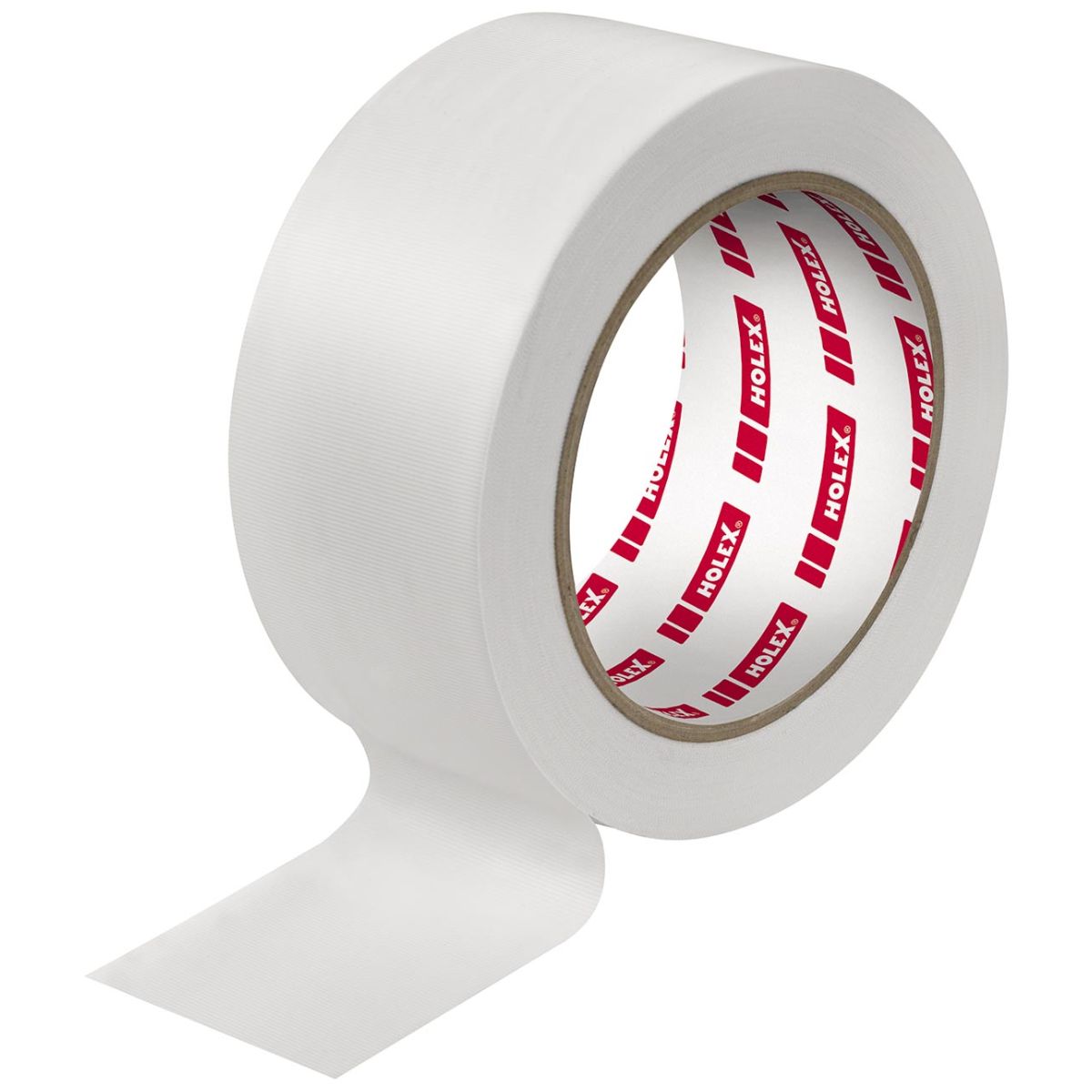 PVC-Klebeband quergerillt, weiß, Breite×Länge (mm×m): 50X33