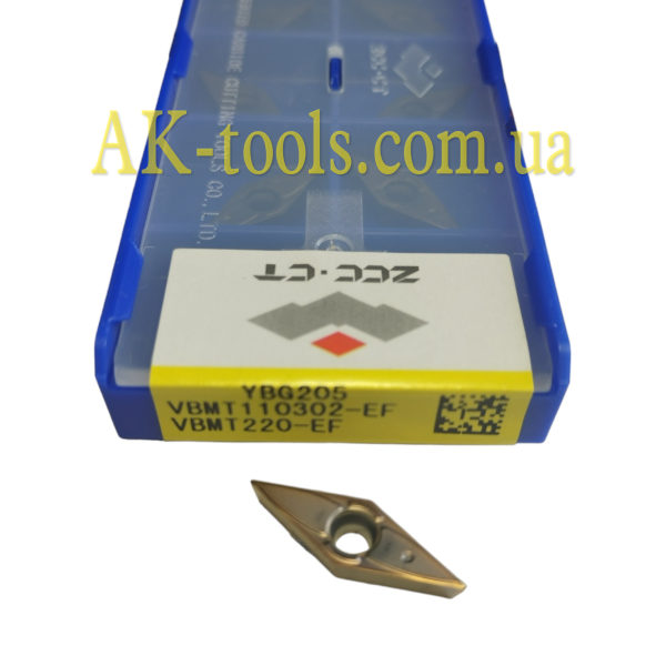 ПРОХІДНІ-РОЗТОЧНІ ПЛАСТИНИ, 35° VNMG+VBMT+VCMT · VBMT110302-EF YBG205 ZCC-Original