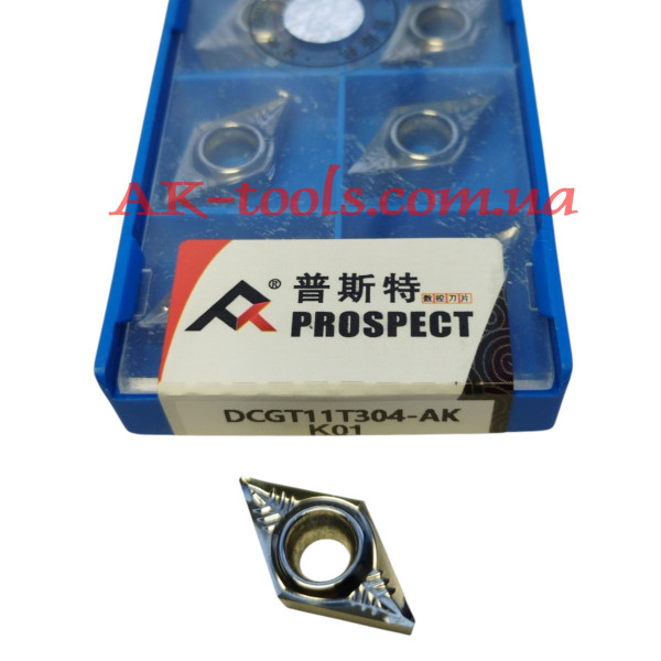 55° DNMG+DCMT · DCGT11T304-AK K01