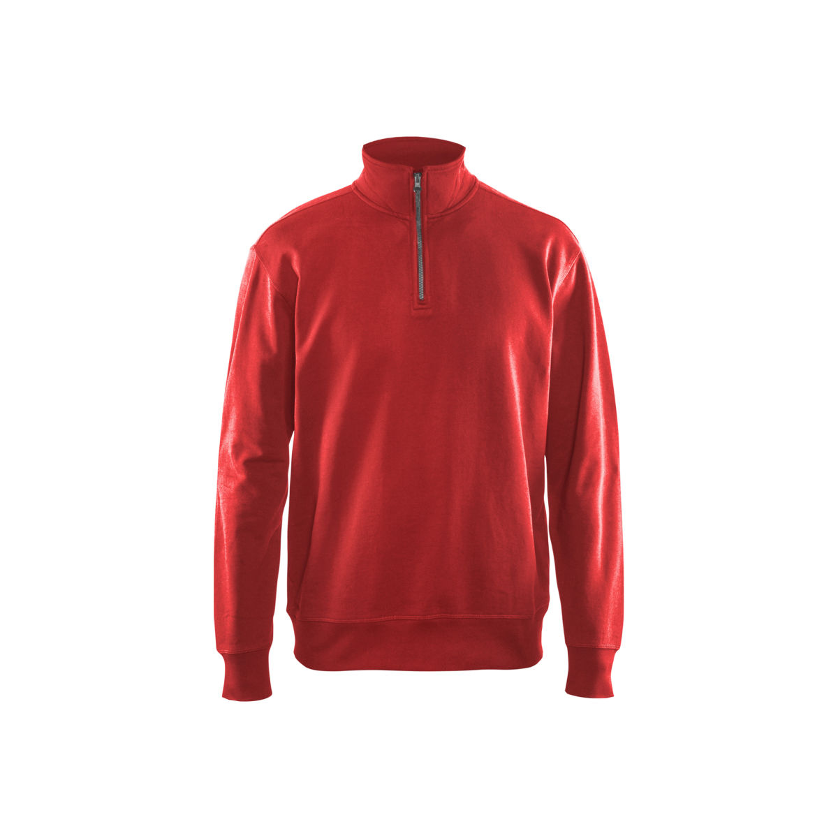 Sweatshirt mit Half-Zip Rot XS, rot