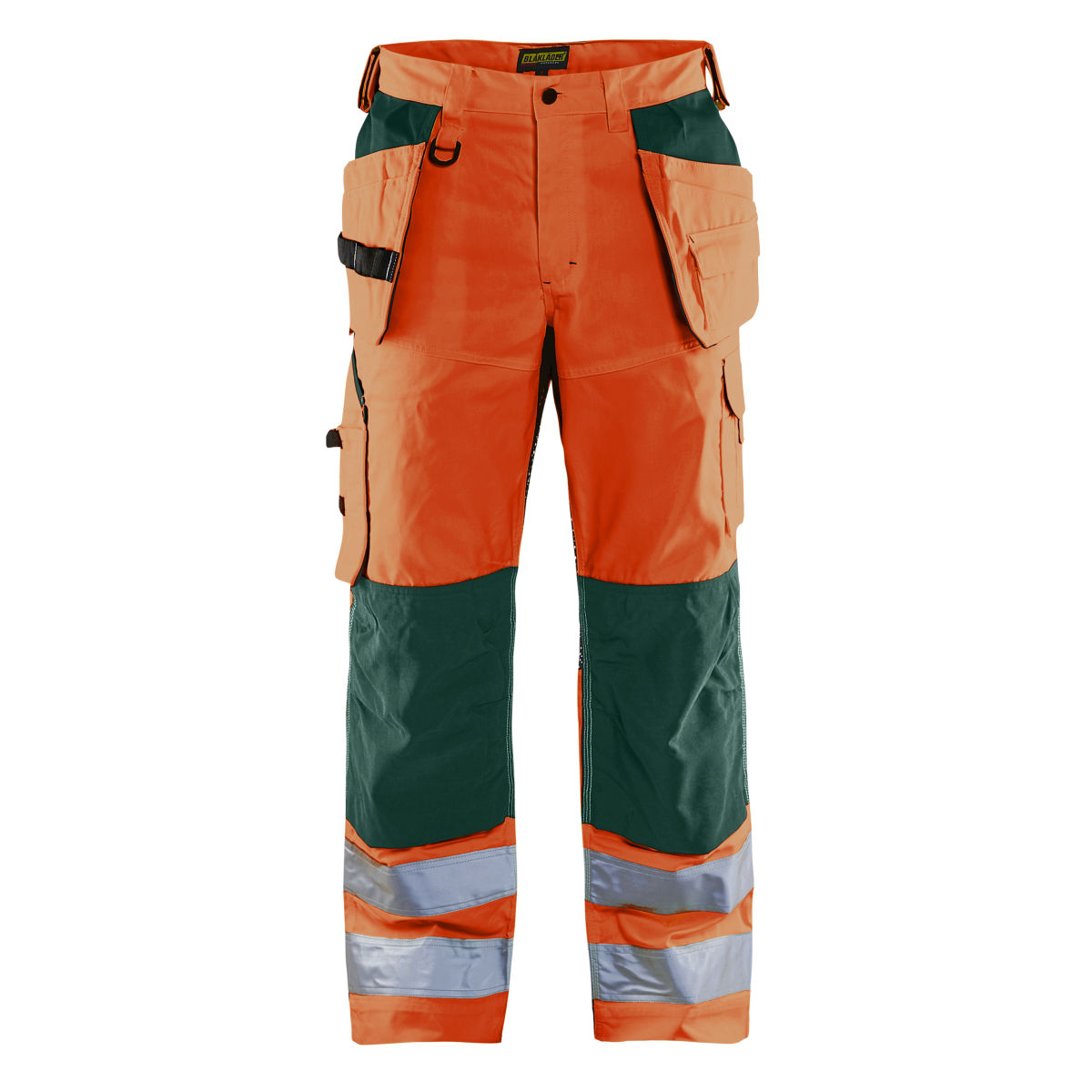 High Vis Arbeitshose mit Ventilationseffekt High Vis Orange/Grün C60, high vis orange / grün