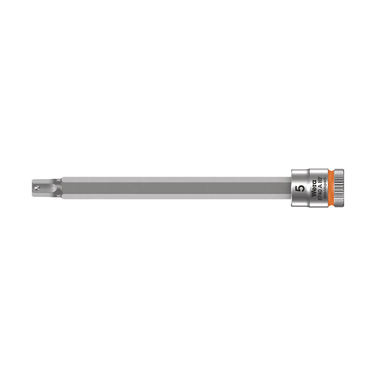 8740 A HF Zyklop Bitnuss mit 1/4″-Antrieb, mit Haltefunktion für Innensechskantschrauben, 5 x 100 mm