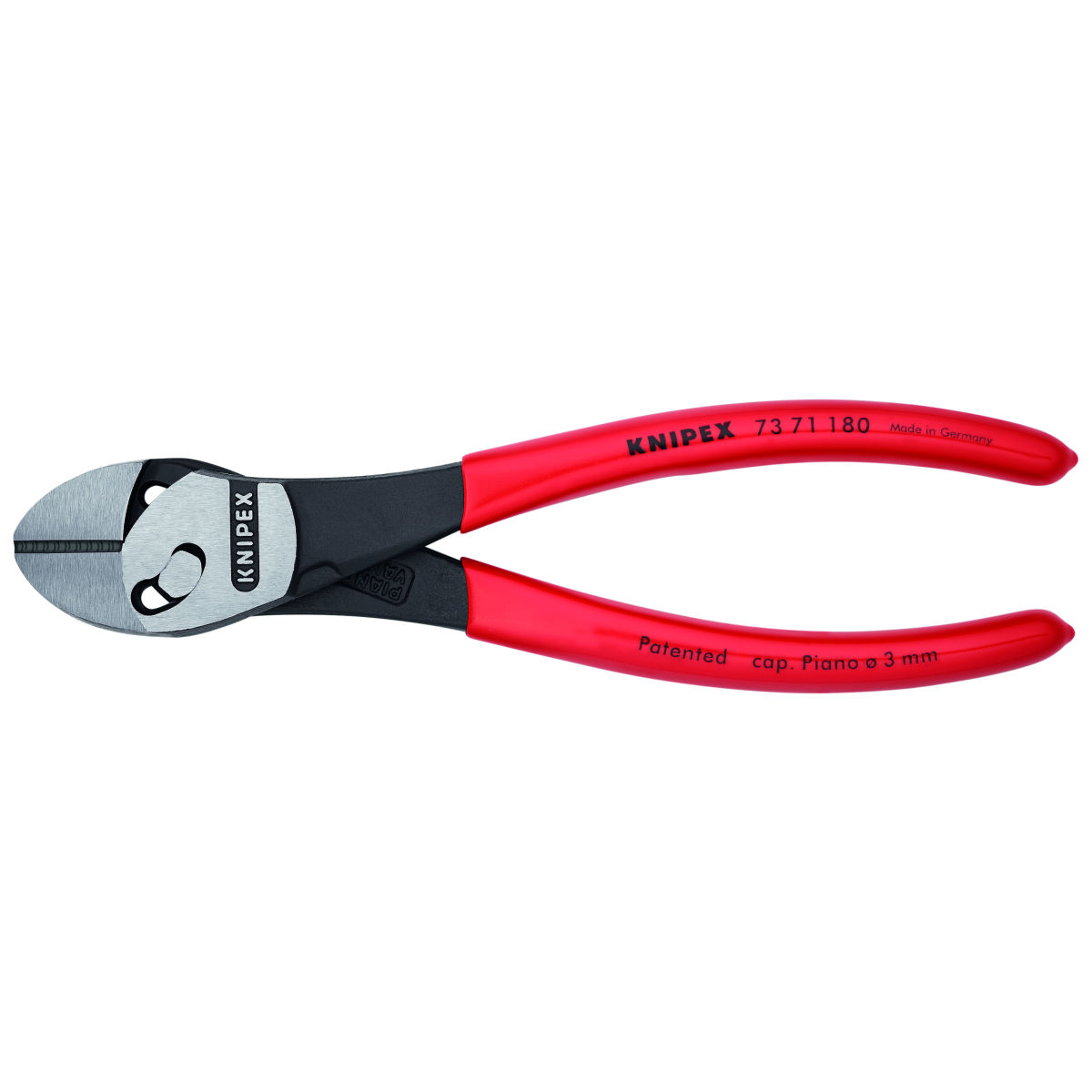 Hochleistungs-Kraft-Seitenschneider, TwinForce®, poliert, ganze Länge: 180mm