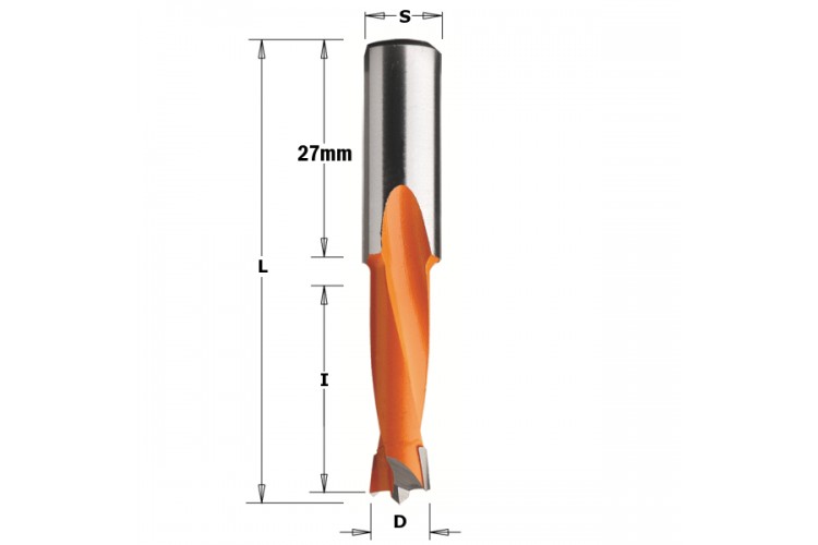 Глухие свёрла 57.5 S=Ø10x27