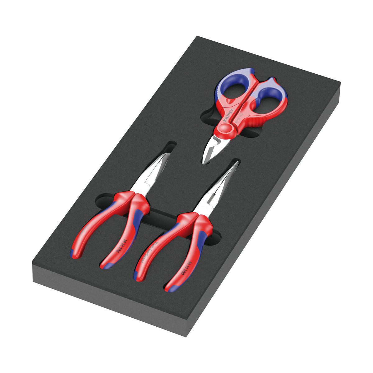 9781 Schaumstoffeinlage KNIPEX Zangen Set 2, 3-teilig