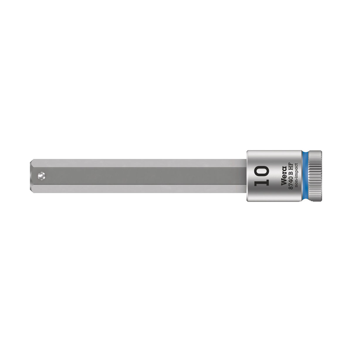 8740 B HF Zyklop Bitnuss mit 3/8″-Antrieb, mit Haltefunktion für Innensechskantschrauben, 10 x 100 mm