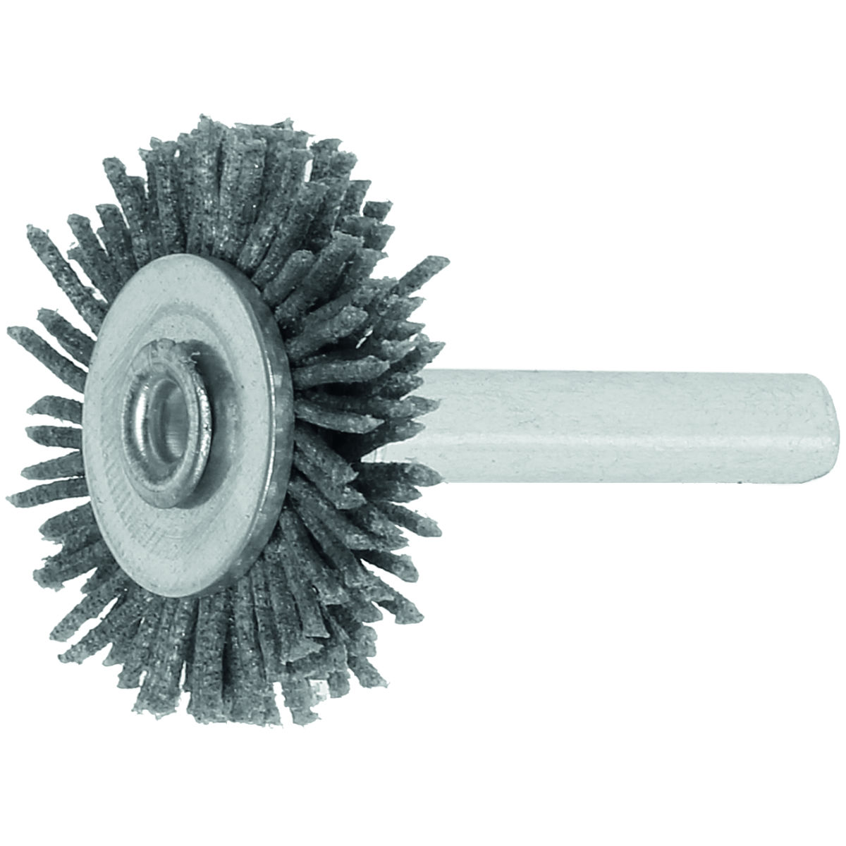 Schaft-Rundbürste mikroabrasiv, SiC Korn 120, Bürsten-⌀ D 1 ×Besatzbreite L 1 : 30X6mm