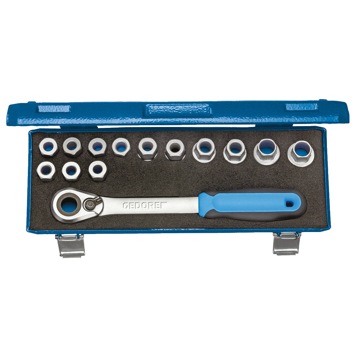 Steckschlüssel-Satz 1/2″, 14-teilig, 10-24 mm