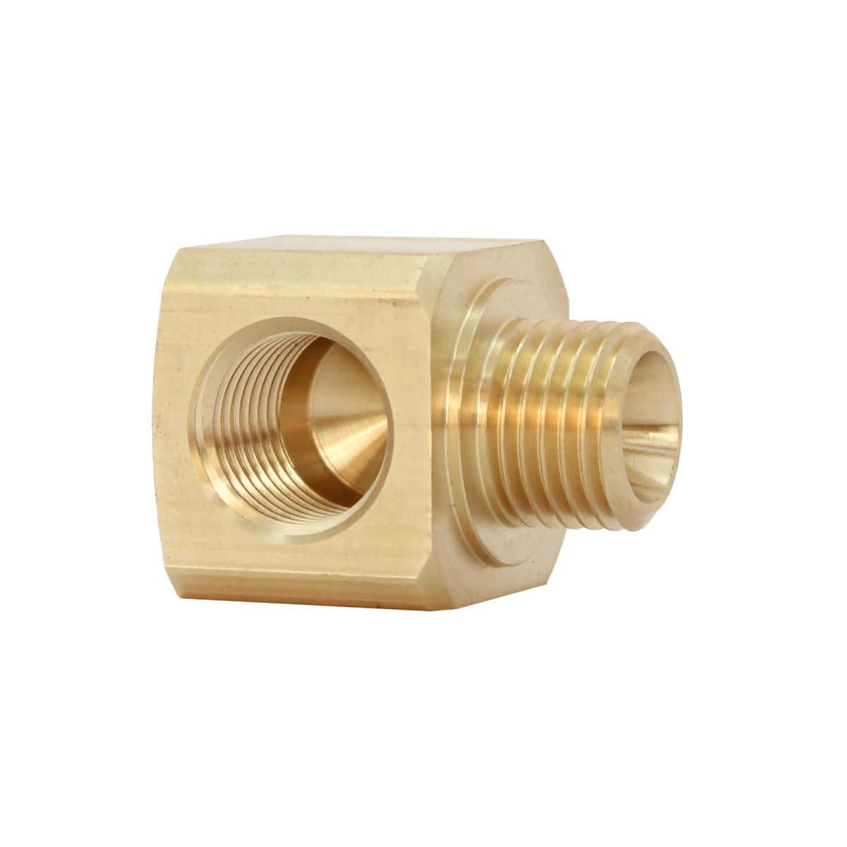 L-Einschraubverteiler, G 3/8, SW 27, Messing