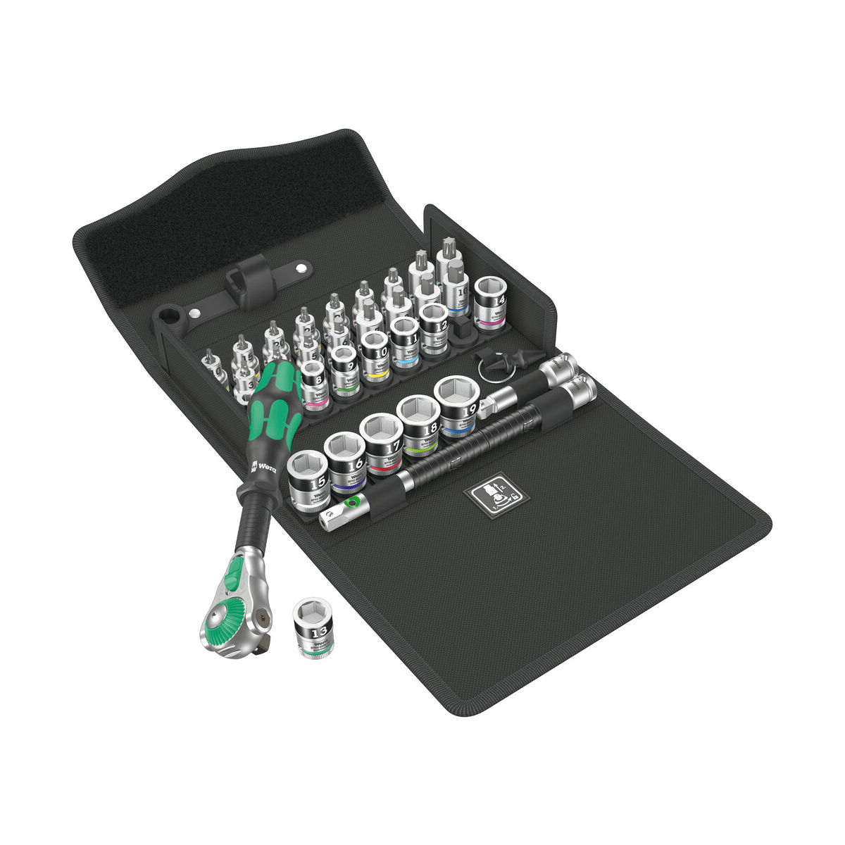 8100 SB All-in Zyklop Speed-Knarrensatz, 3/8″-Antrieb, 35-teilig