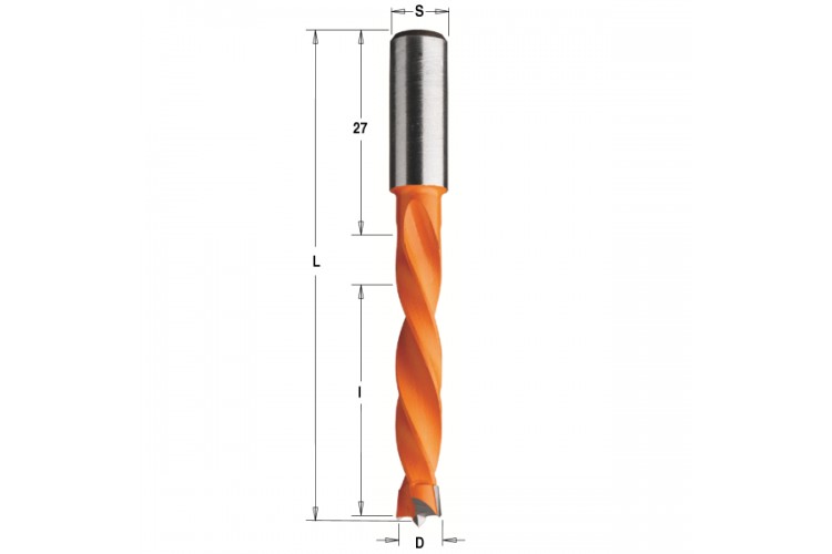 Глухие свёрла L=85 S=Ø10x27