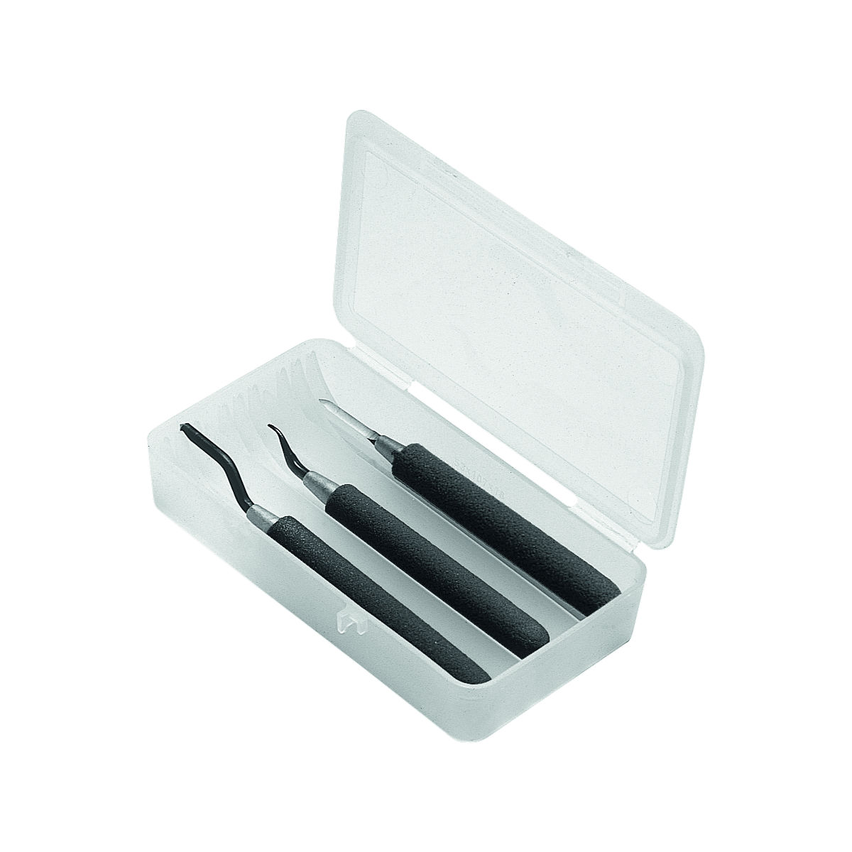 Mini Entgrater-/ Schaber-Sortiment in Kunststoffbox