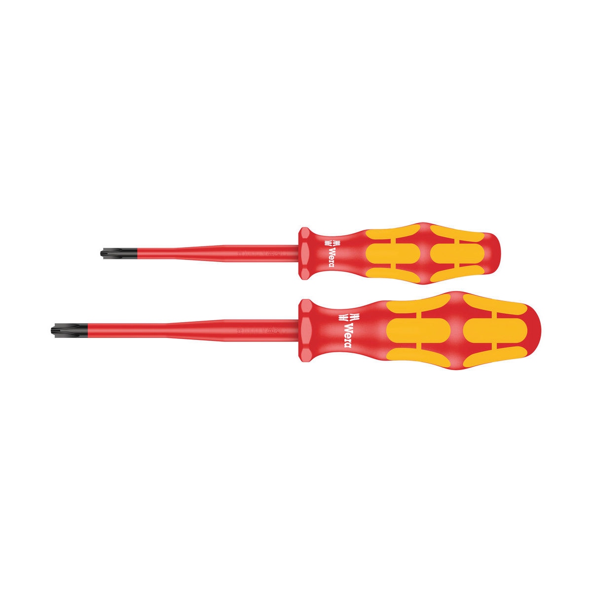 165 iS PZ/S # 1 + 2 Schraubendrehersatz Kraftform Plus Serie 100. Mit reduziertem Klingendurchmesser, 2-teilig