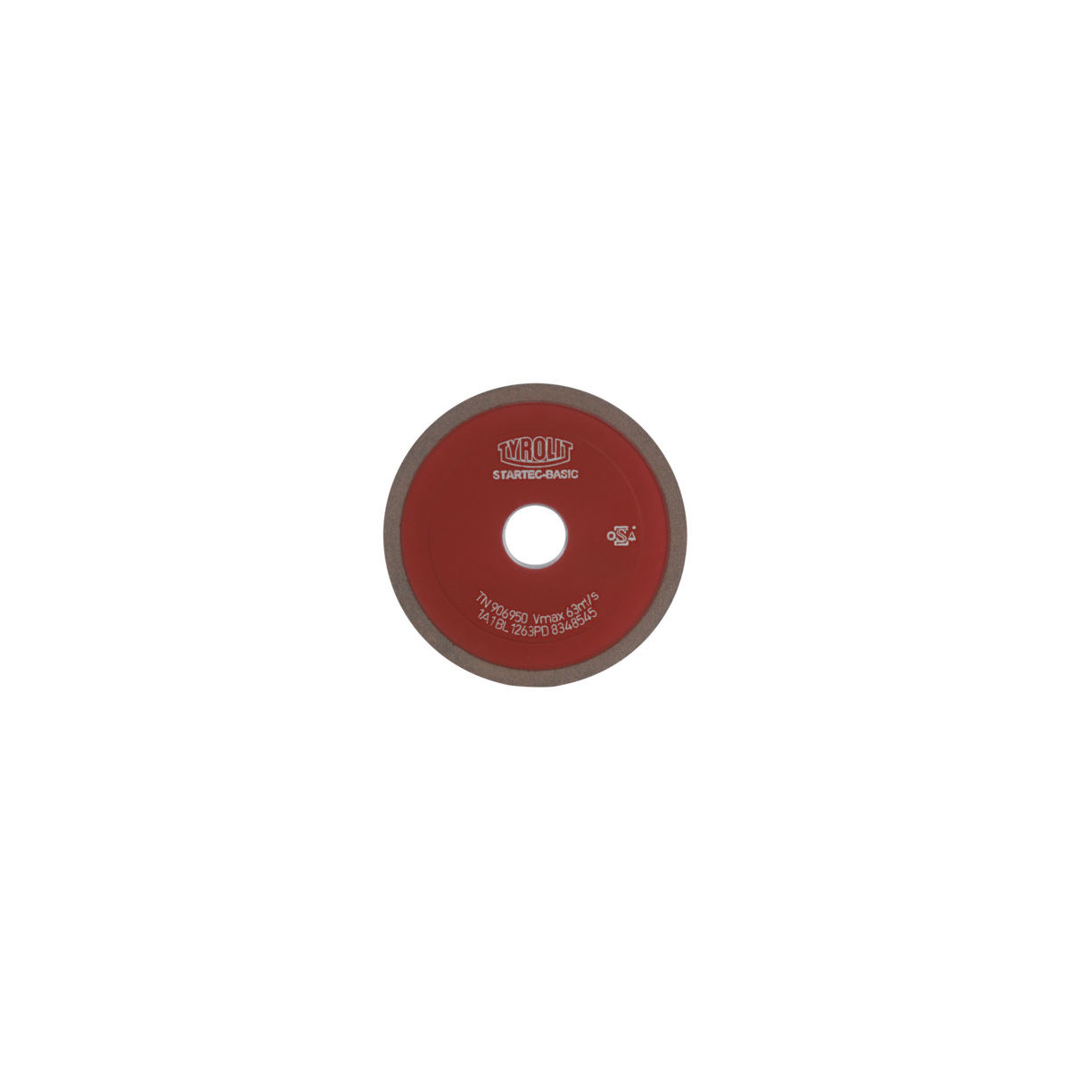 Tyrolit Startec-Basic Schleiftopf Nassschliff 100x35x20 mm B76 B Stahl/HSS