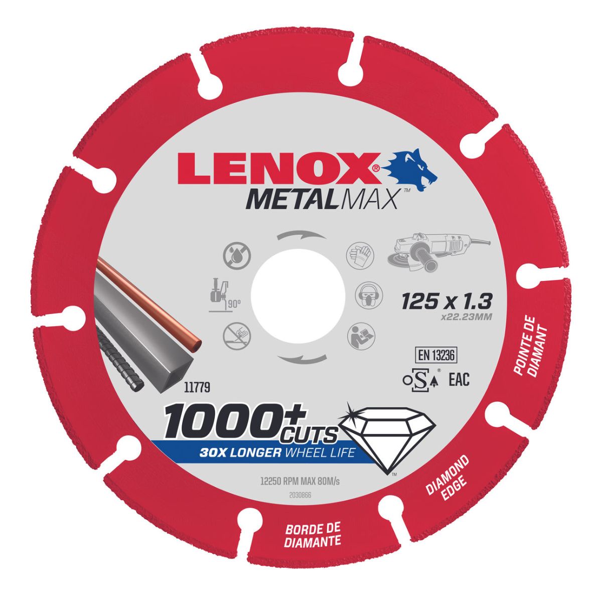 Diamanttrennscheibe MetalMax 125 mm X 1,3 mm