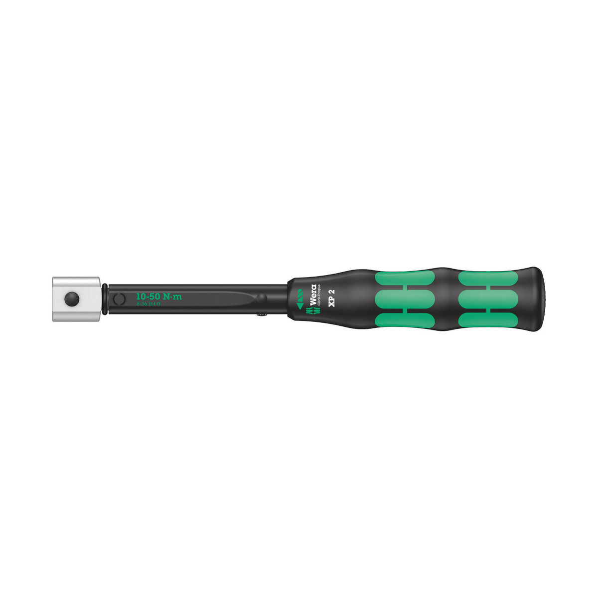 Click-Torque XP 2 Voreingestellter, einstellbarer Drehmomentschlüssel für Einsteckwerkzeuge, 10-50 Nm, 10 Nm, 9x12 x 10,0 Nm x 10-50 Nm