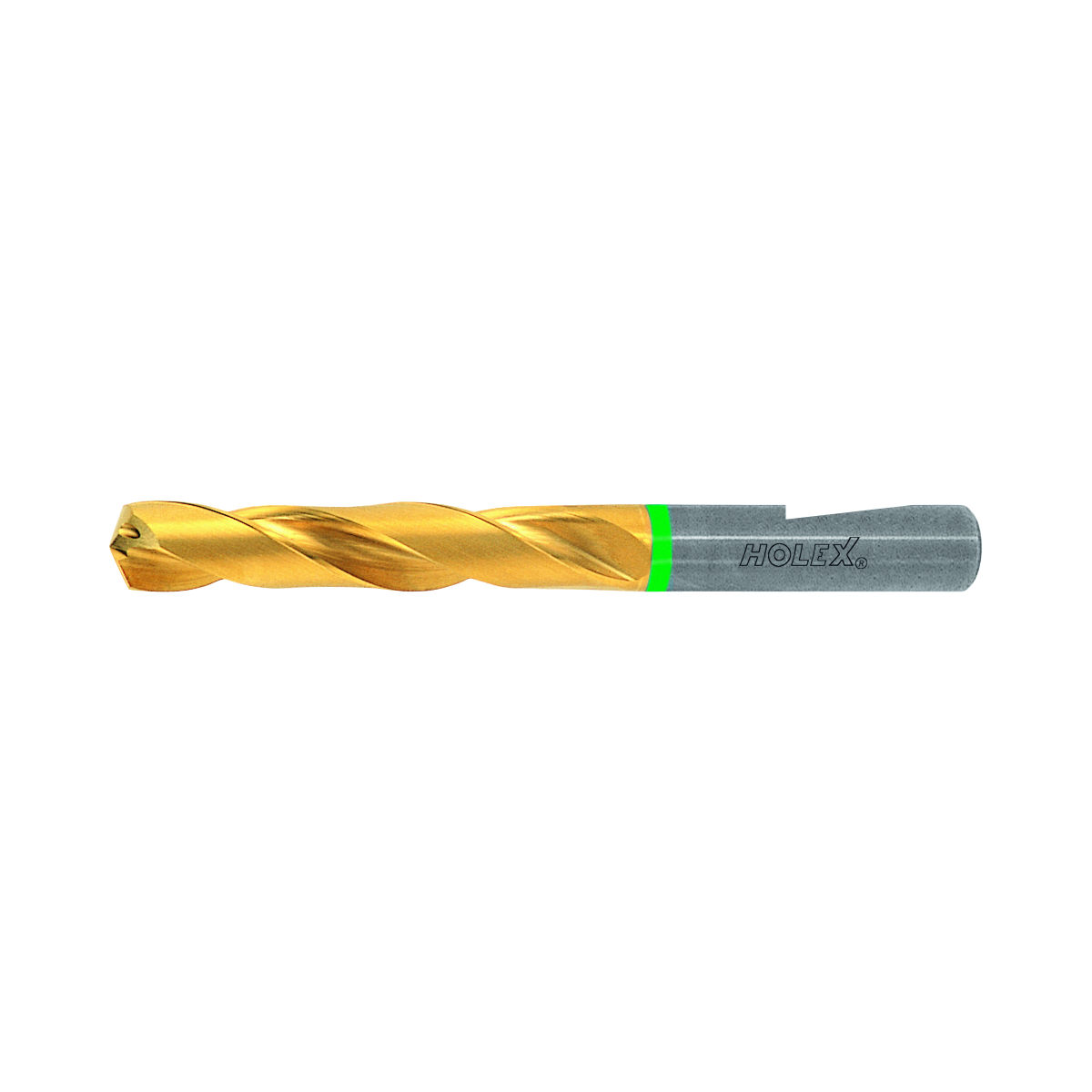 VHM-Hochleistungsbohrer zylindrischer Schaft DIN 6535 HE, TiN, ⌀ D C h7: 3mm