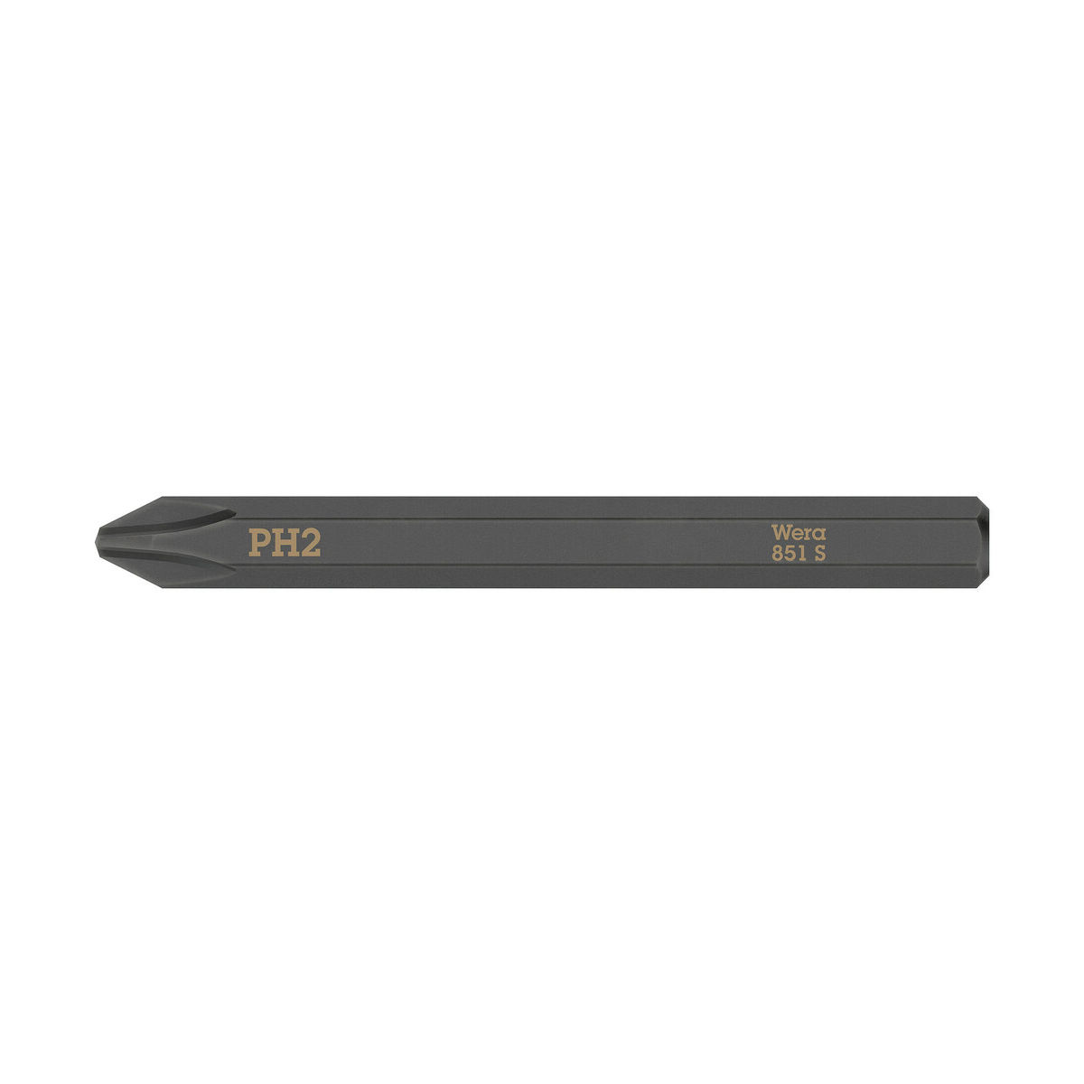 851 S Kreuzschlitz Phillips Bits für Schlagschraubendreher, PH 2 x 70 mm